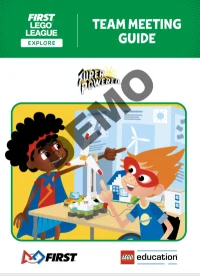 LEGO® Set FLLETEAMGUIDE2022 - SUPERPOWERED Team Meeting Guide (FLL Explore)