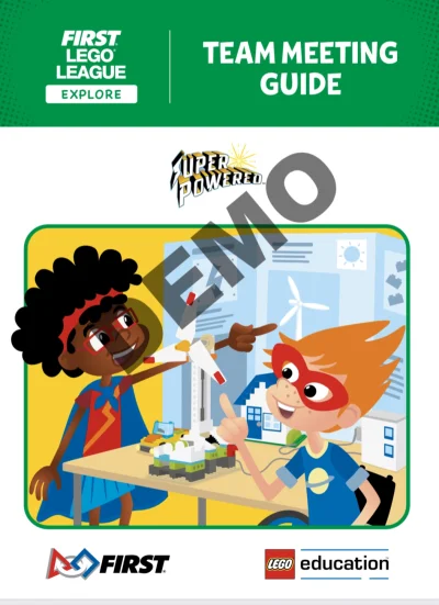 LEGO® Set FLLETEAMGUIDE2022 - SUPERPOWERED Team Meeting Guide (FLL Explore)