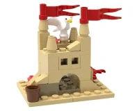 LEGO® Set EG00128 - 5x Sandcastle