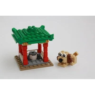 LEGO® Set 6242507 - Fortuna Temple Pavilion and Puppy