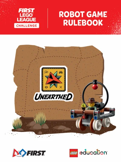LEGO® Set FLL2025-3 - UNEARTHED Robot Game Rulebook (FLL Challenge)